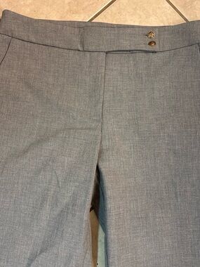 Rachel Zoe gray Dress Pants with Gold Accent Buttons